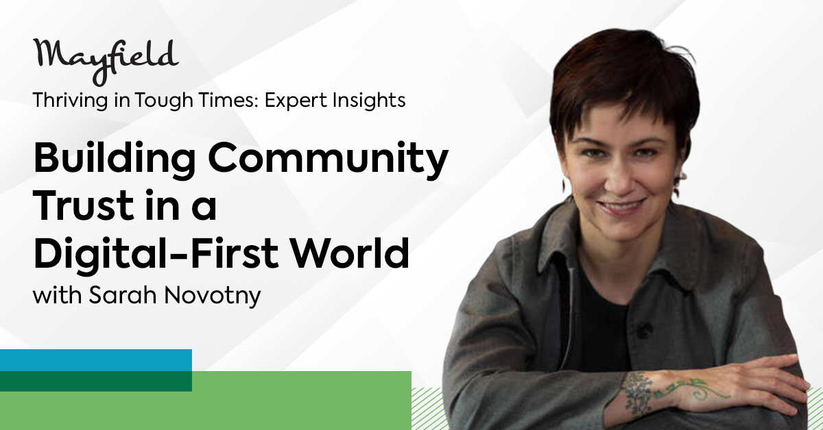 Image of Sarah Novotny: Building Community Trust in a Digital-First World