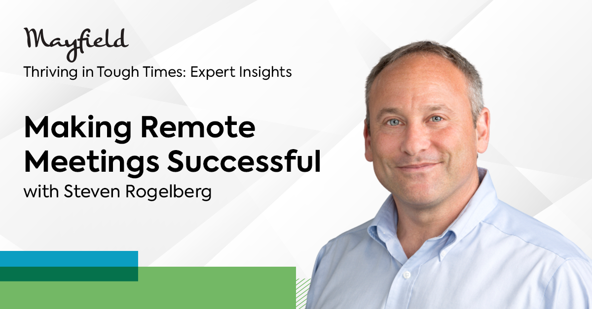 Image of Steven Rogelberg: Making Remote Meetings Successful