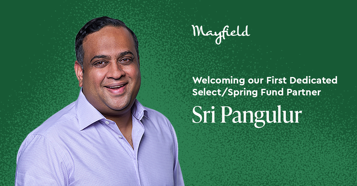 Welcoming our First Dedicated Select/Spring Fund Partner Sri Pangulur