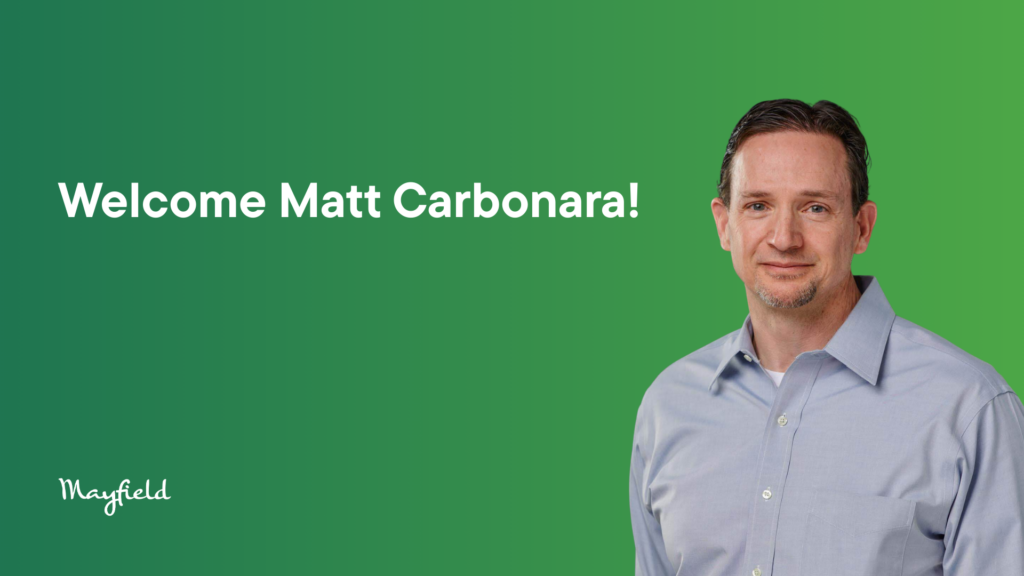 Welcome Matt Carbonara! 